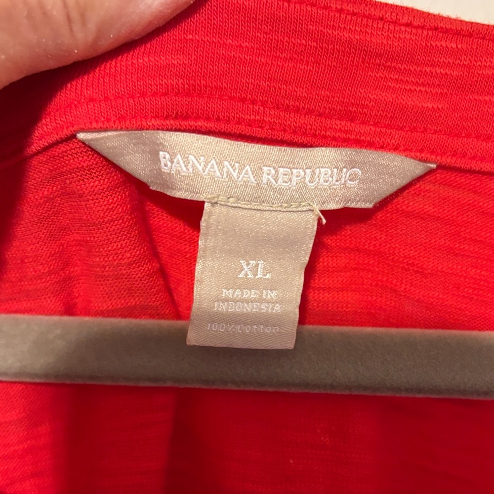 Banana Republic Vibrant Red Long Sleeve Dress - Picture 4 of 6